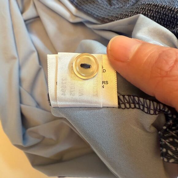 Peter Millar Men’s Summer Comfort Polo Shirt Navy Geometric Golf Size XL - Picture 10 of 10